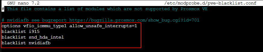 设置驱动黑名单